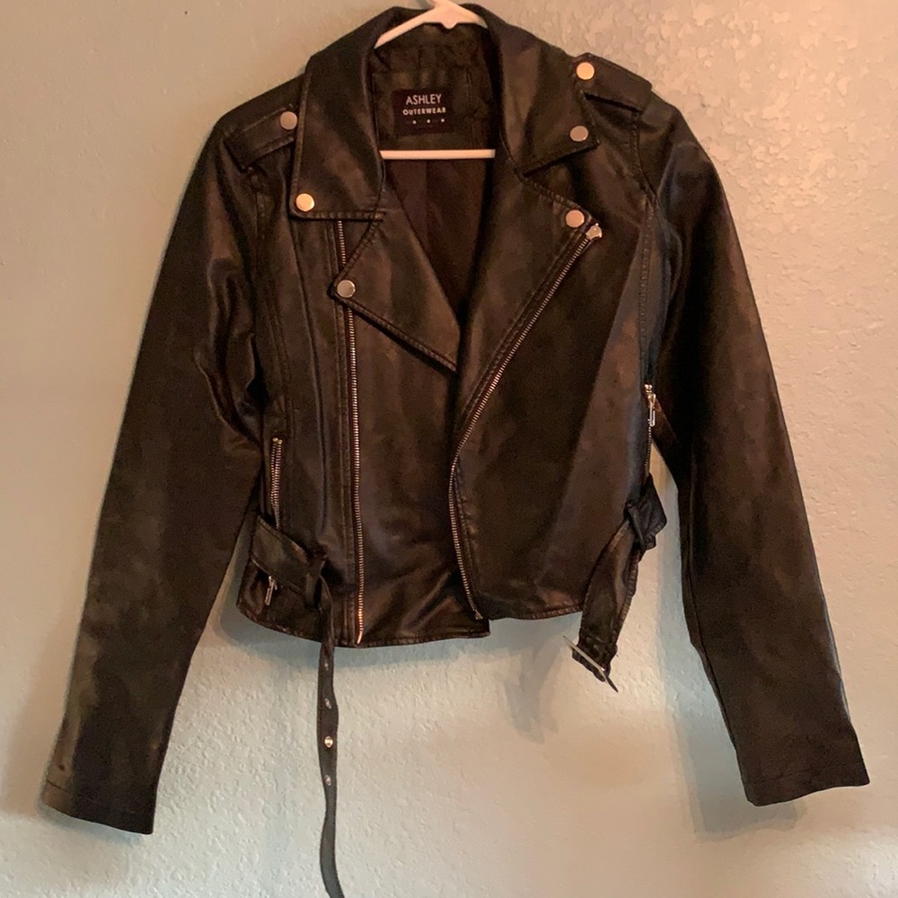 Faux Leather Jacket